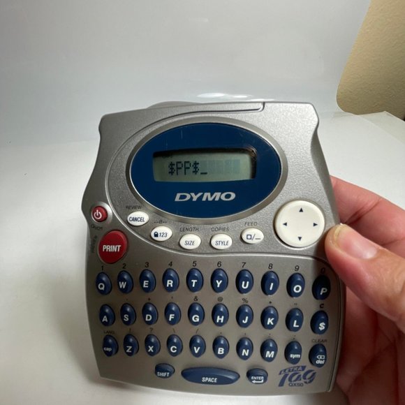 Dymo QX50 Electronic Handheld Letra Label Maker Keyboard Tag Printer Machine - Picture 11 of 11